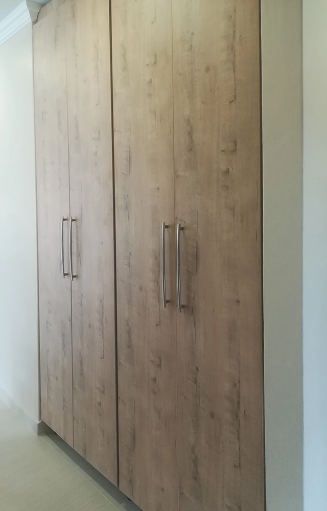 Built-in office cupboard and storage installation by Red Beard Joinery